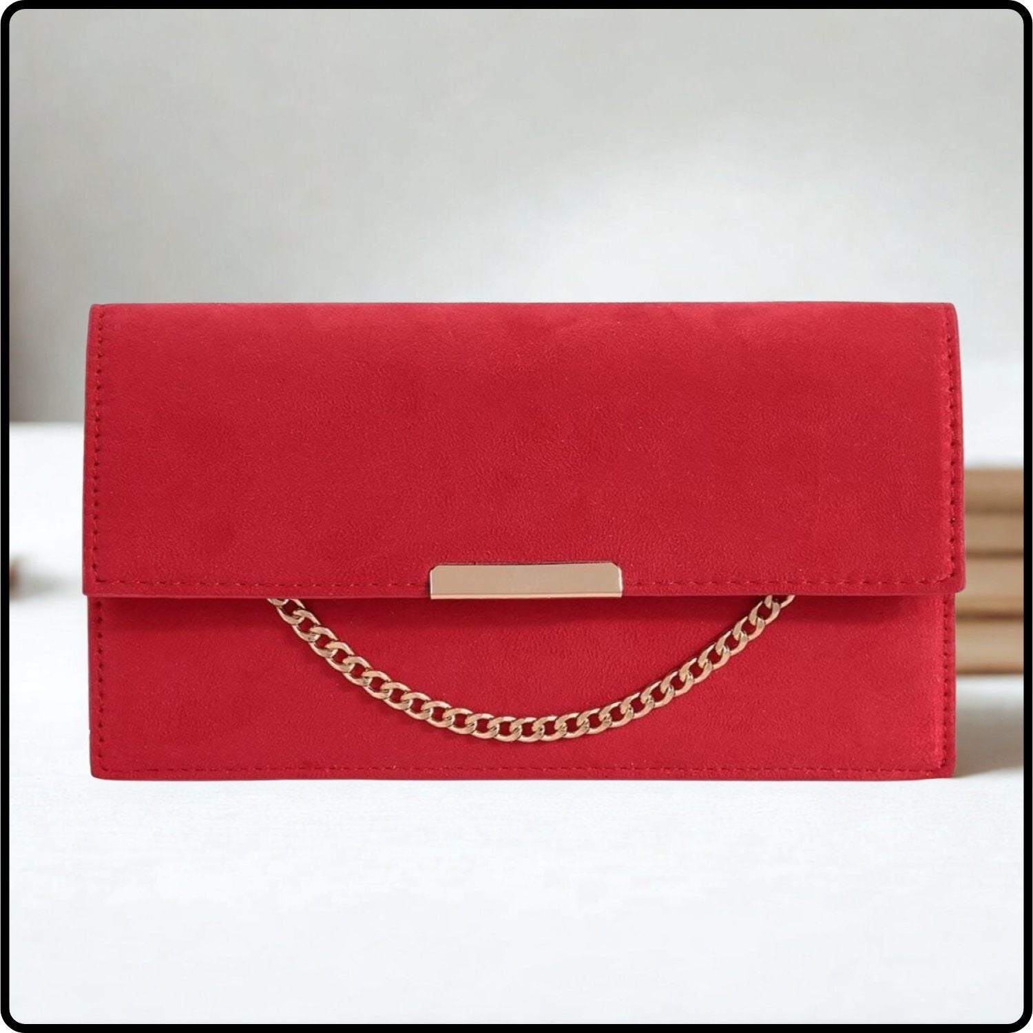 Giselle Evening Bag/Red-Giselle-Red
