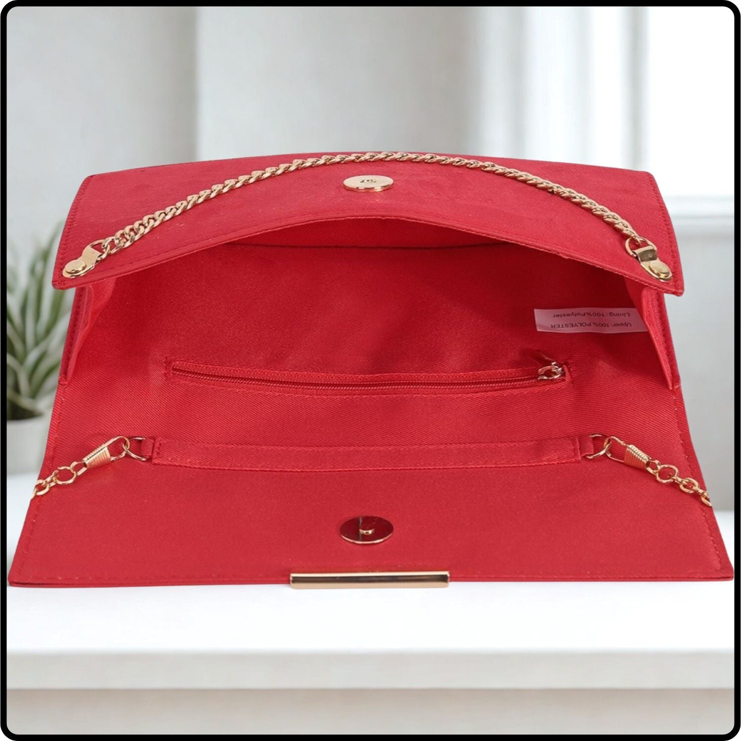 Giselle Evening Bag/Red-Giselle-Red