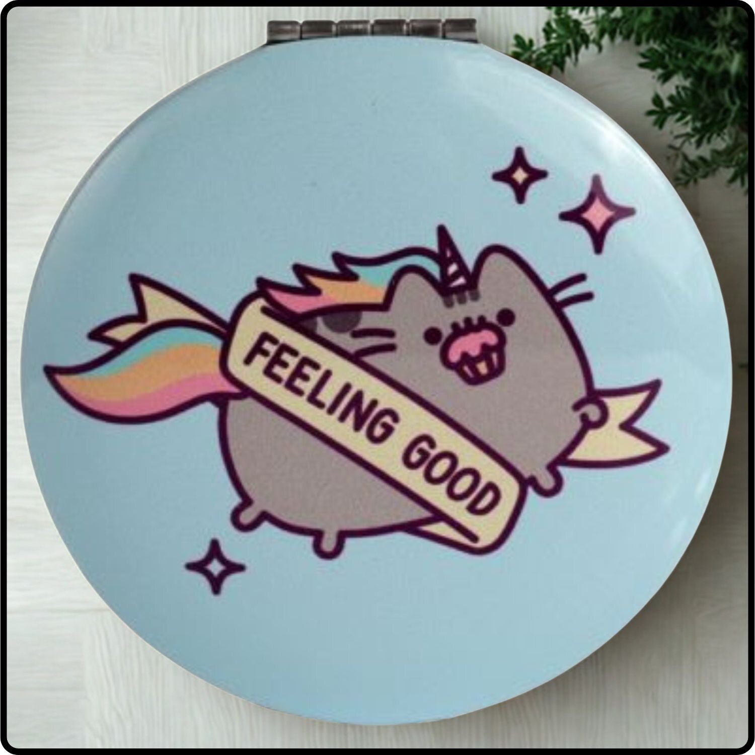 Pusheen the Cat Pusheenicorn Compact Mirror - MIRR57/FEELING GOOD