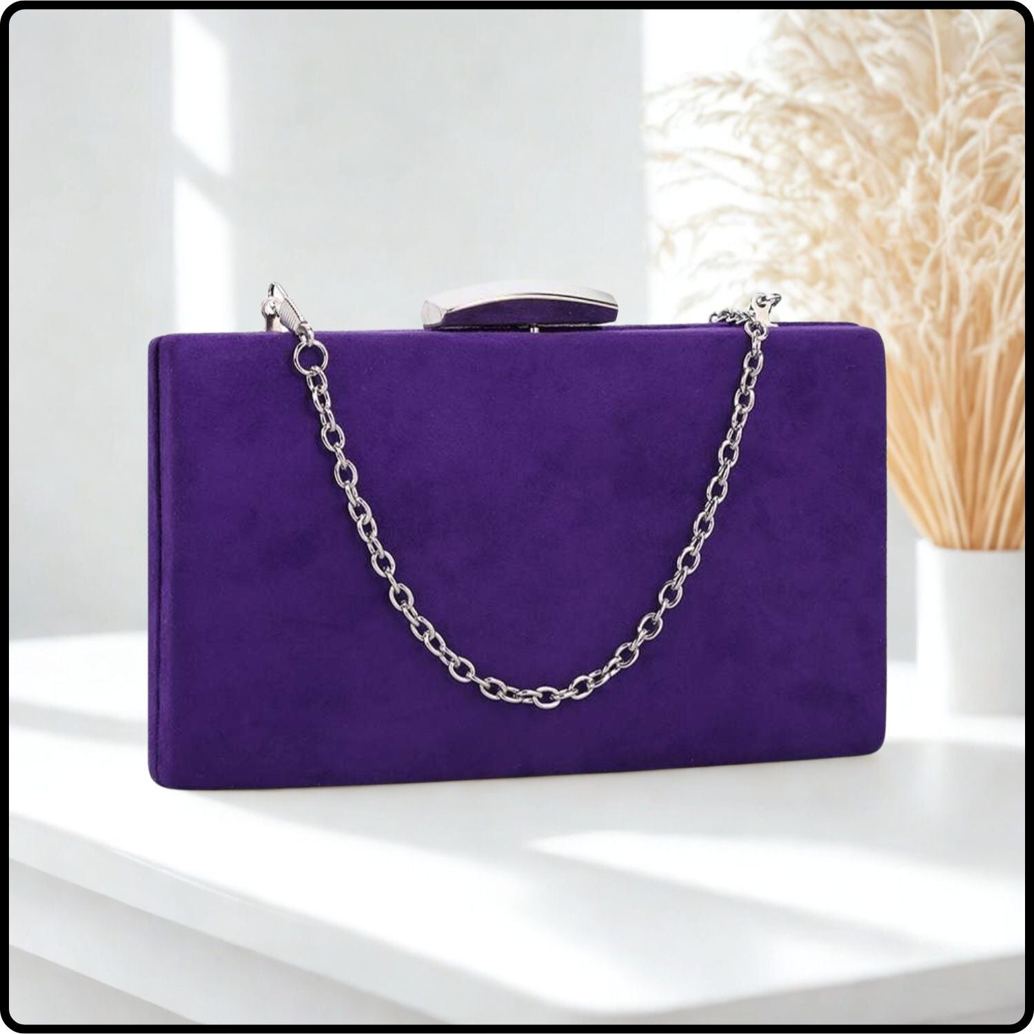 Ava Evening Bag/Purple-Ava-Purple