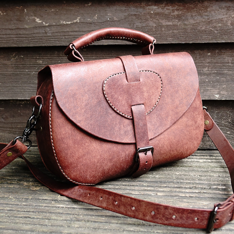 Pueblo Leather Satchel-Pueblo-Brown