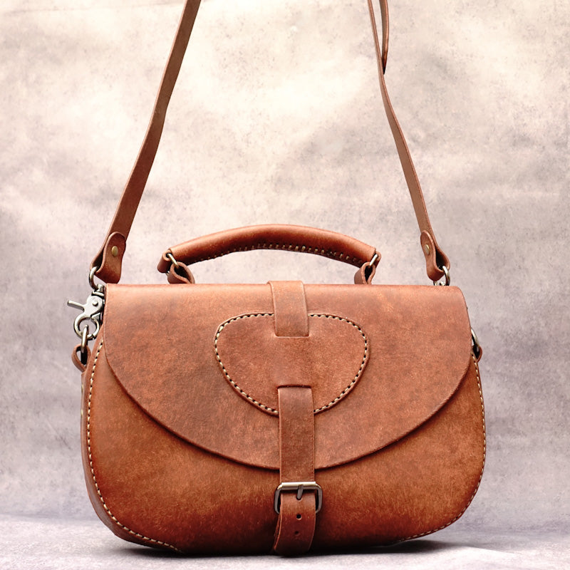Pueblo Leather Satchel-Pueblo-Brown