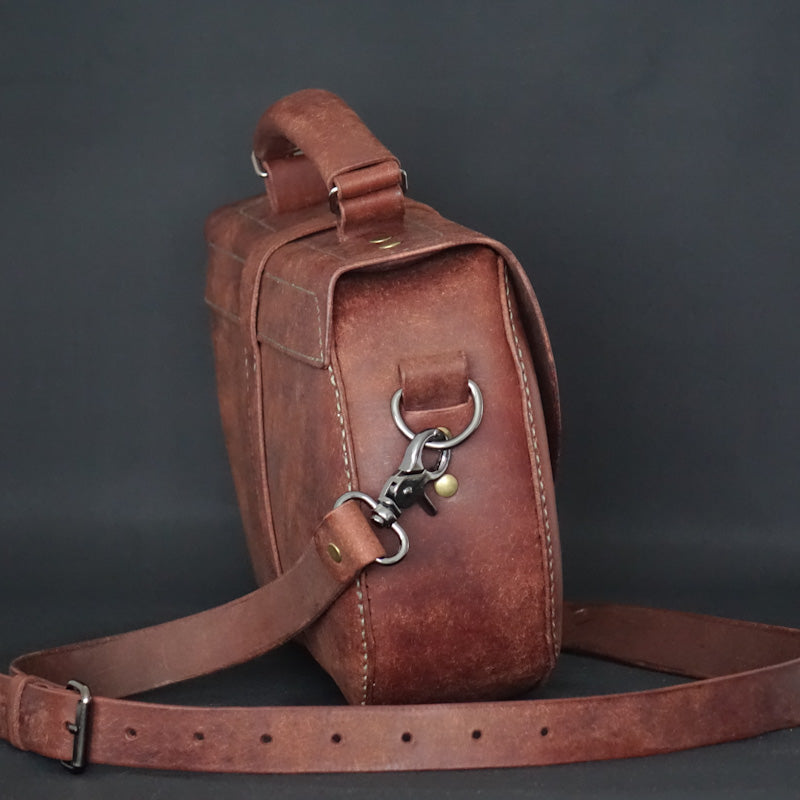 Pueblo Leather Satchel-Pueblo-Brown