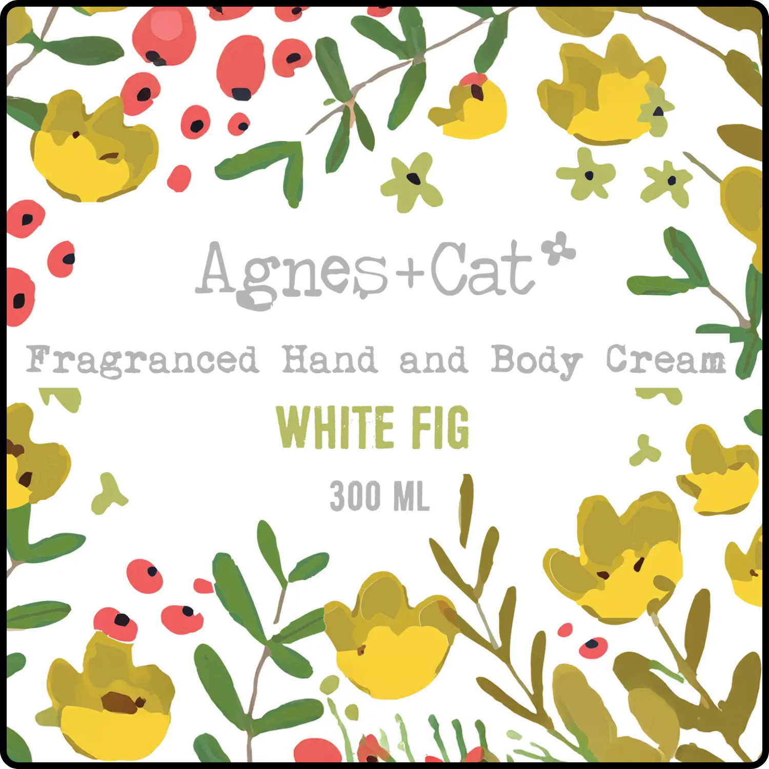 Hand & Body Cream 300ml -White Fig-AC-WFIG