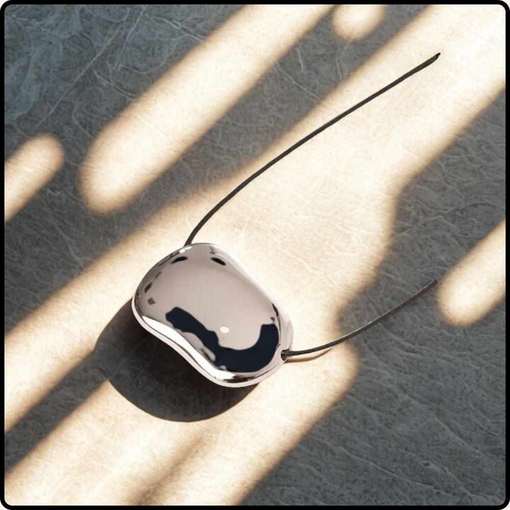 Cloud Cord Stainless Steel Necklace-CLOUD