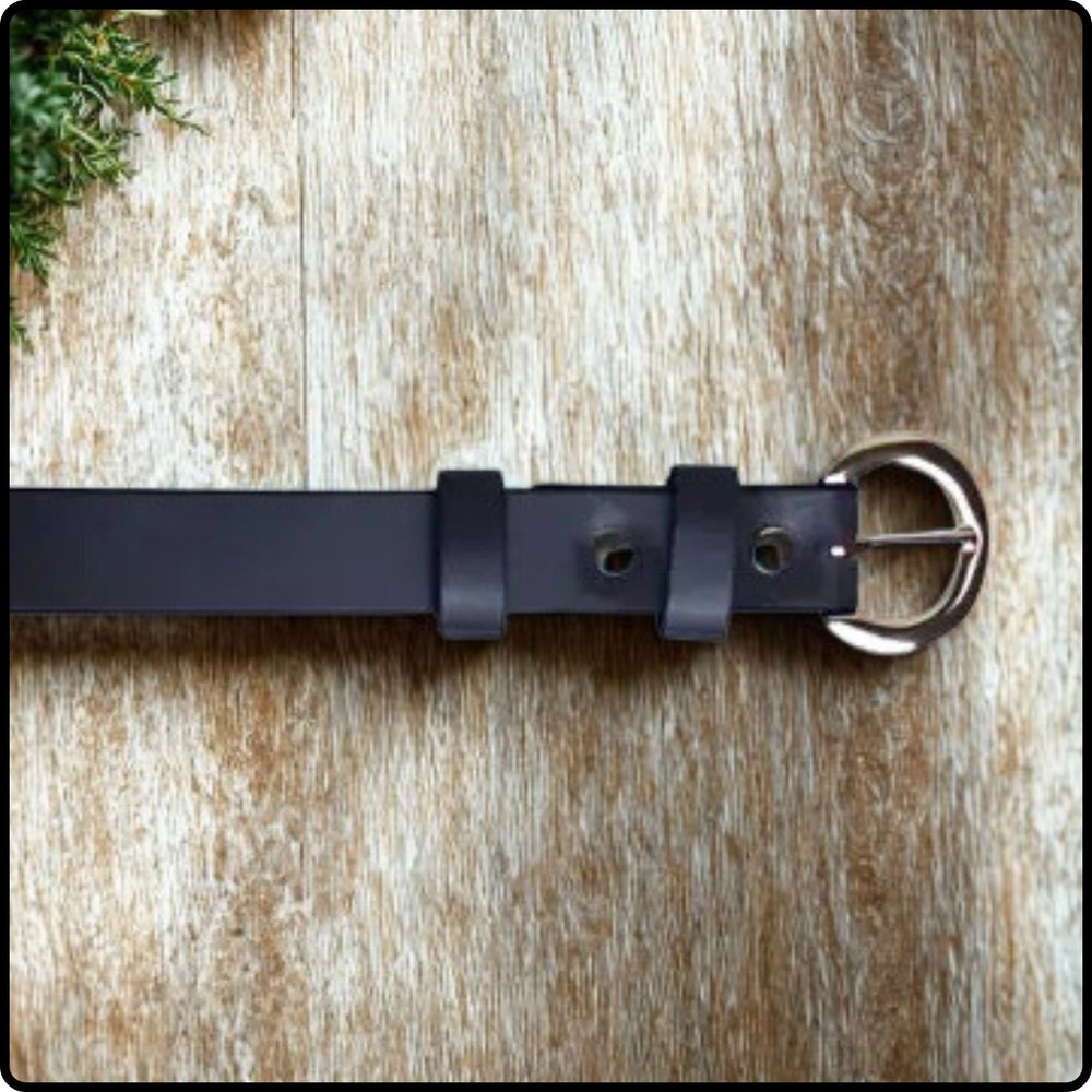 Leather/PU Navy Belt -NNB14