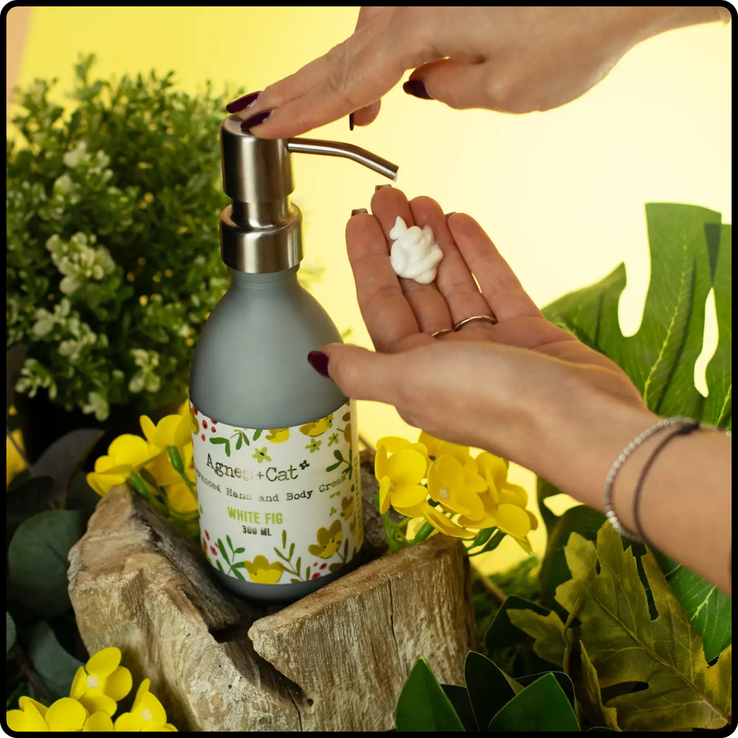 Hand & Body Cream 300ml -White Fig-AC-WFIG