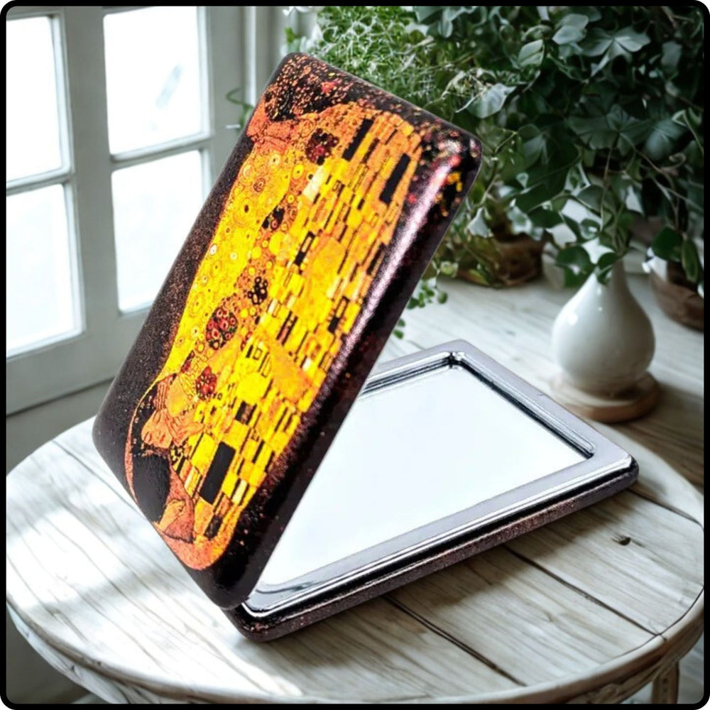 Gustav Klimt The Kiss' Mirror- MIR63