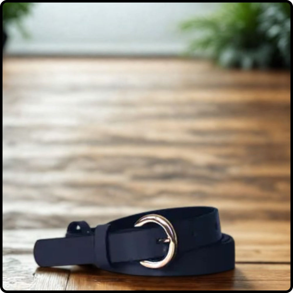 Leather/PU Navy Belt -NNB16