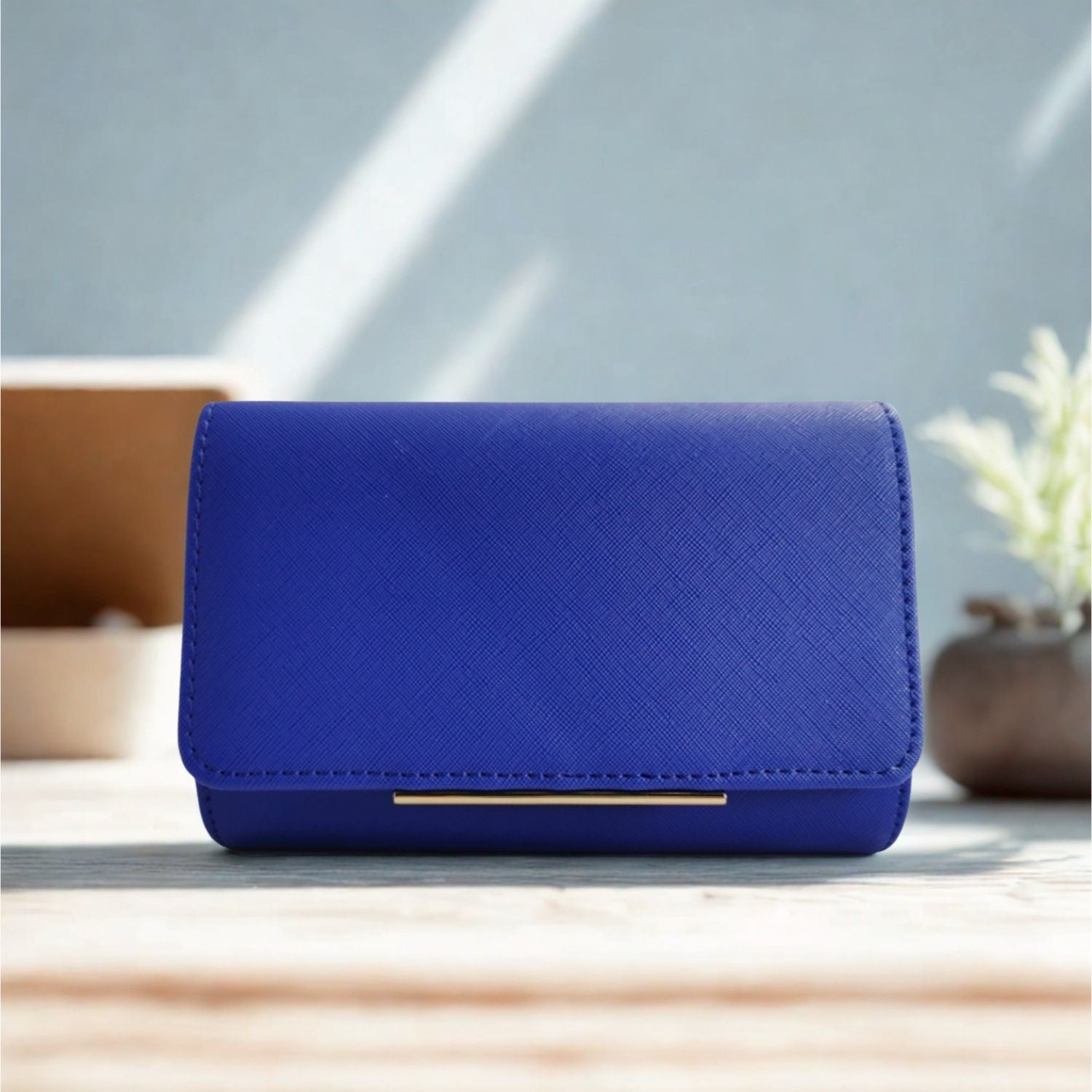 Sara Mini Clutch Bag/Cobalt-Sara-Cobalt