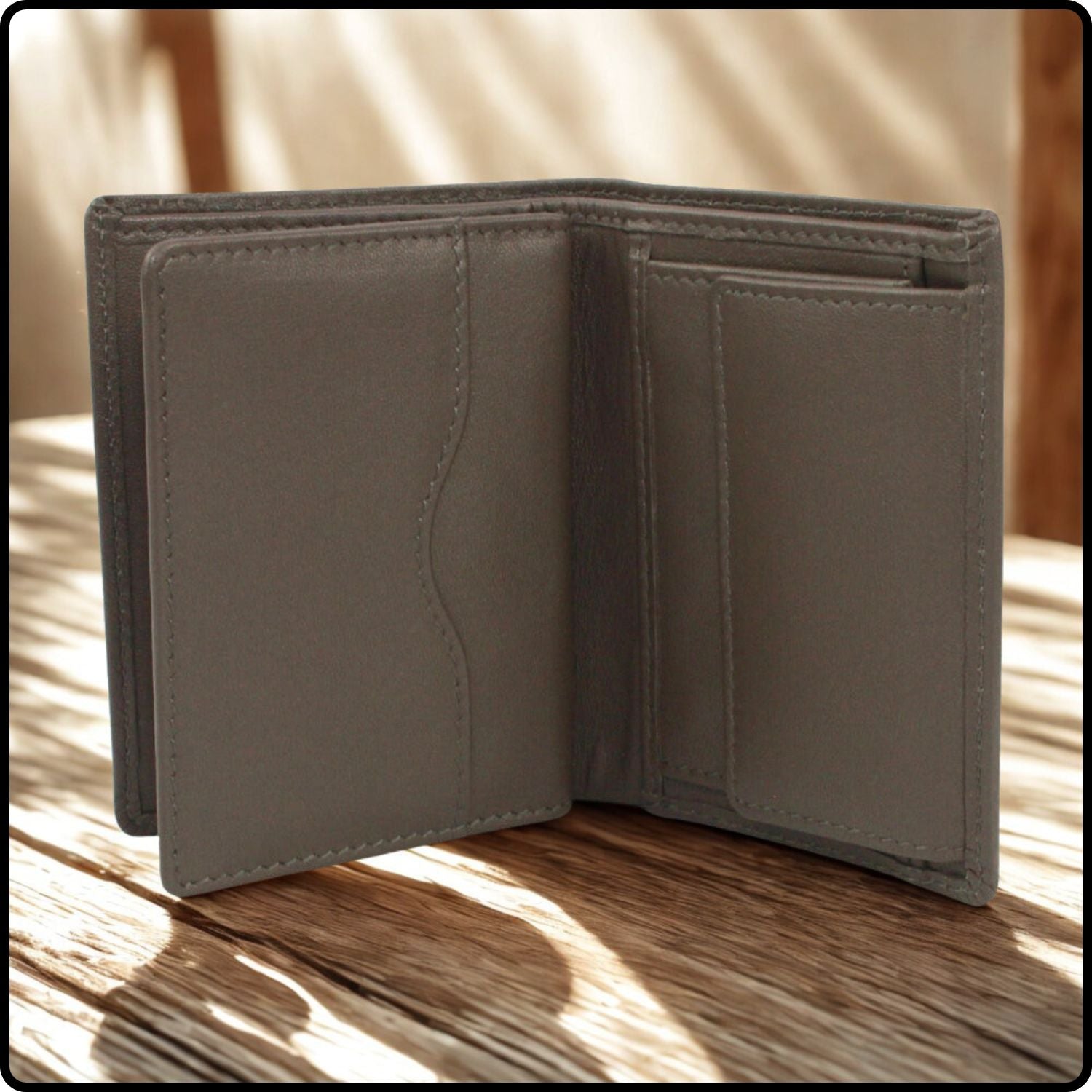 Dylan Leather Bifold Wallet-DYL-TAUPE