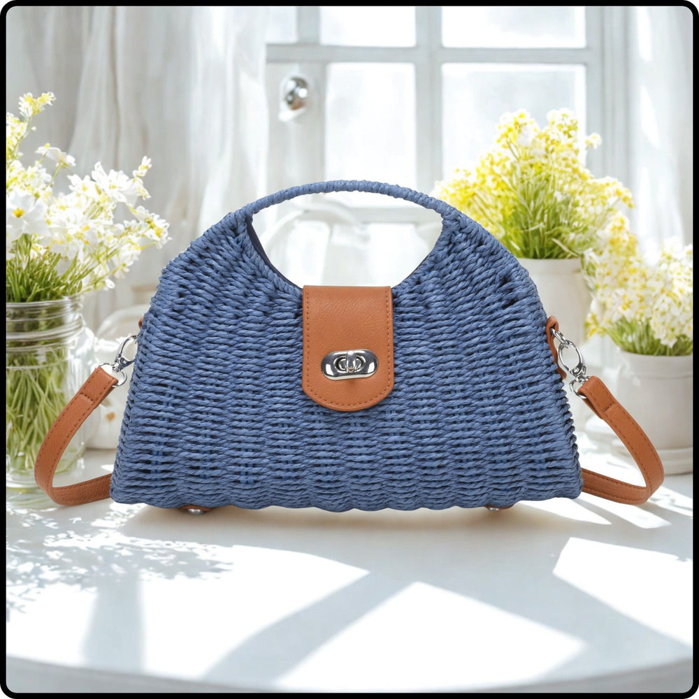 Straw Box Grab Bag -517-BLUE