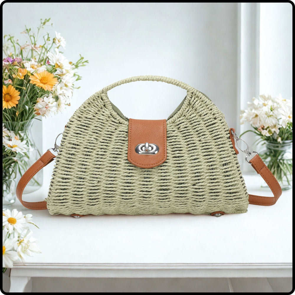 Straw Box Grab Bag -517-GREEN