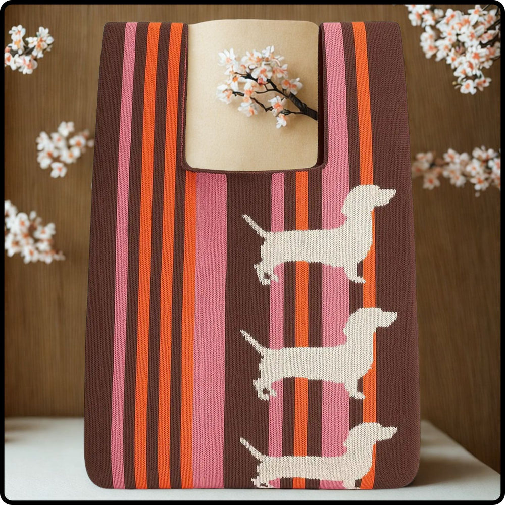 Knitted Bag-Three Sausages-TLB