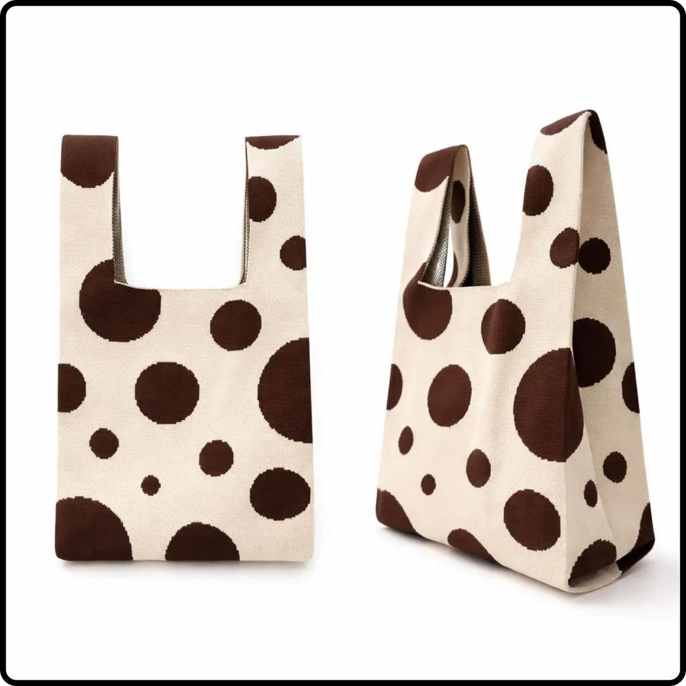 Knitted Bag-Cafe Dot-BRM