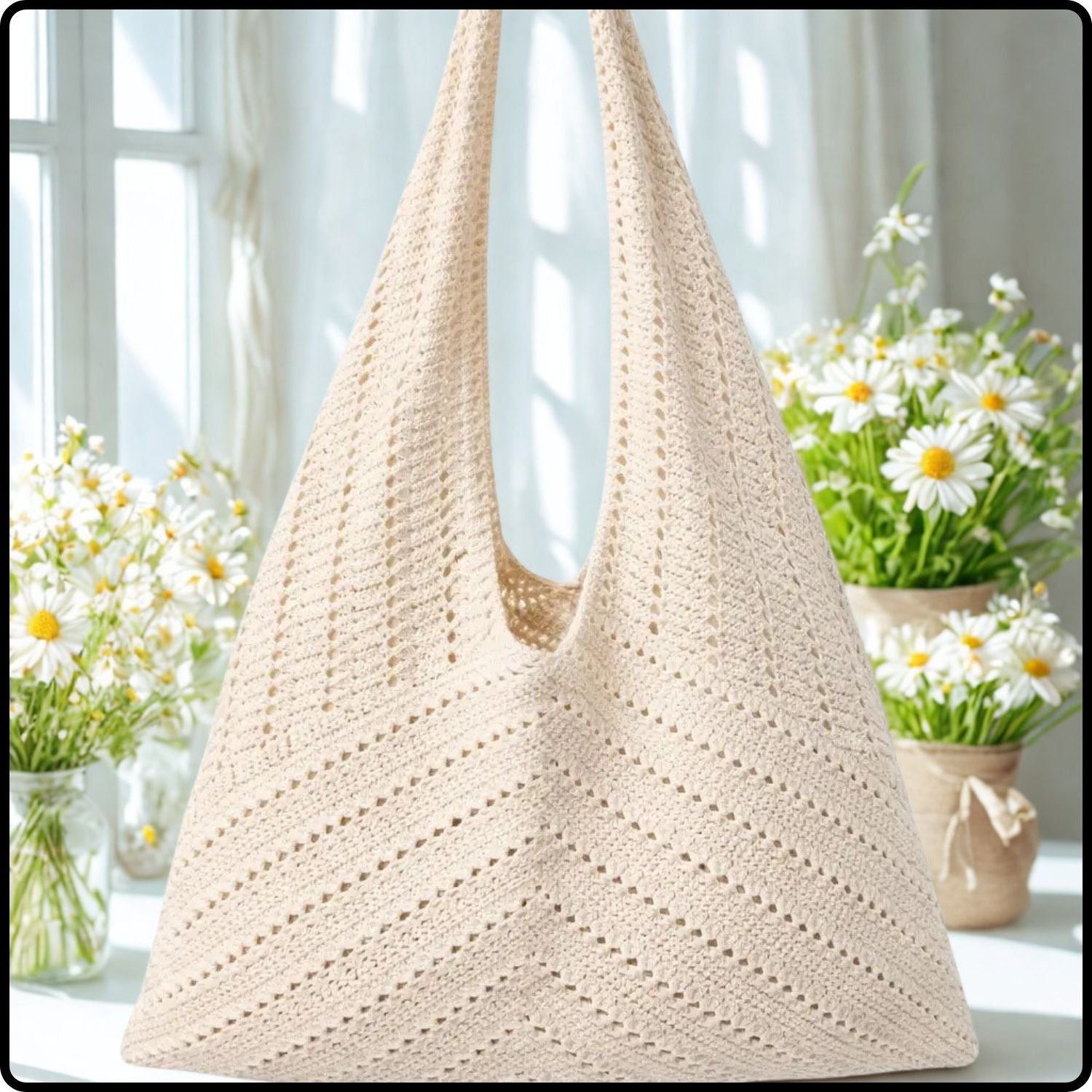 Crochet Bag-Holiday-Cream-BES