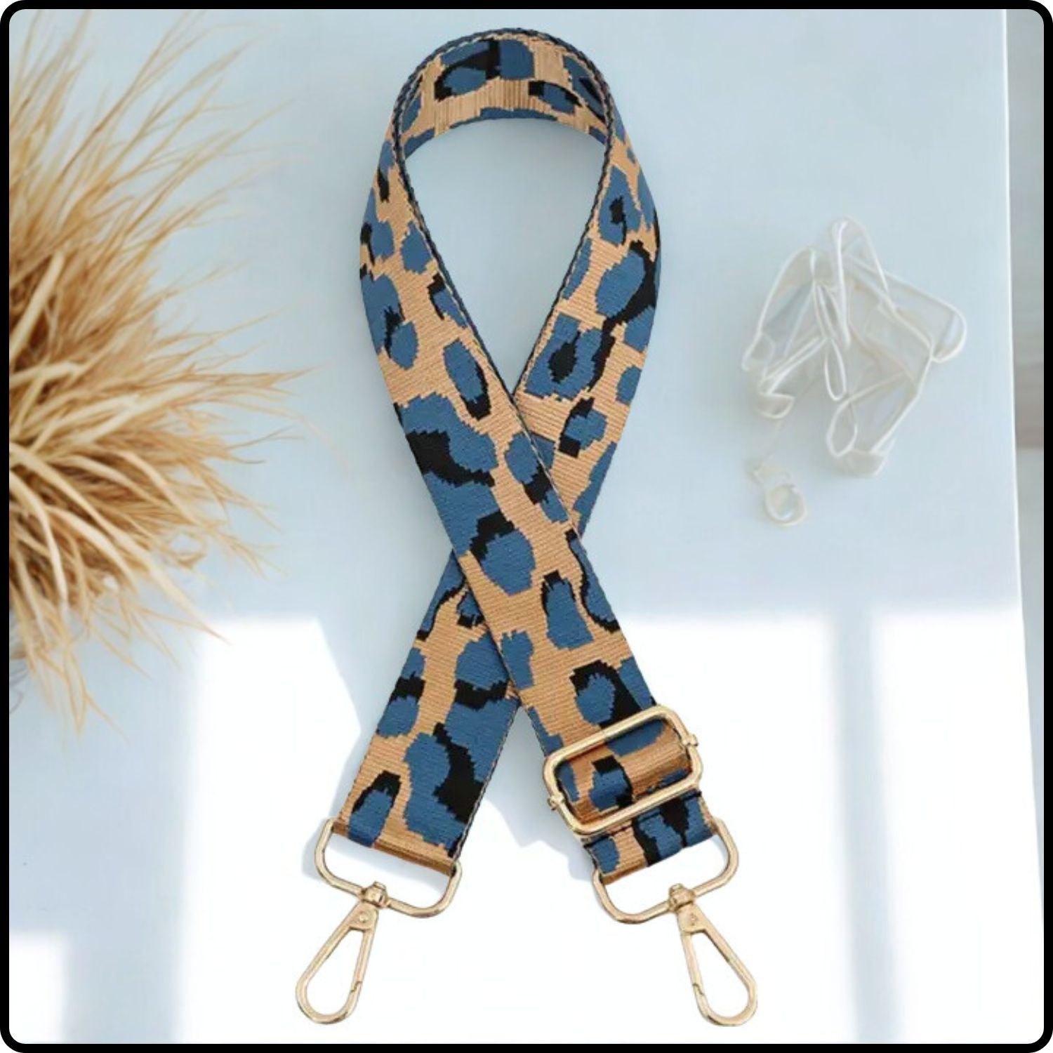 Canvas Bag Strap 3.8CM Leopard - GBS-DENIM