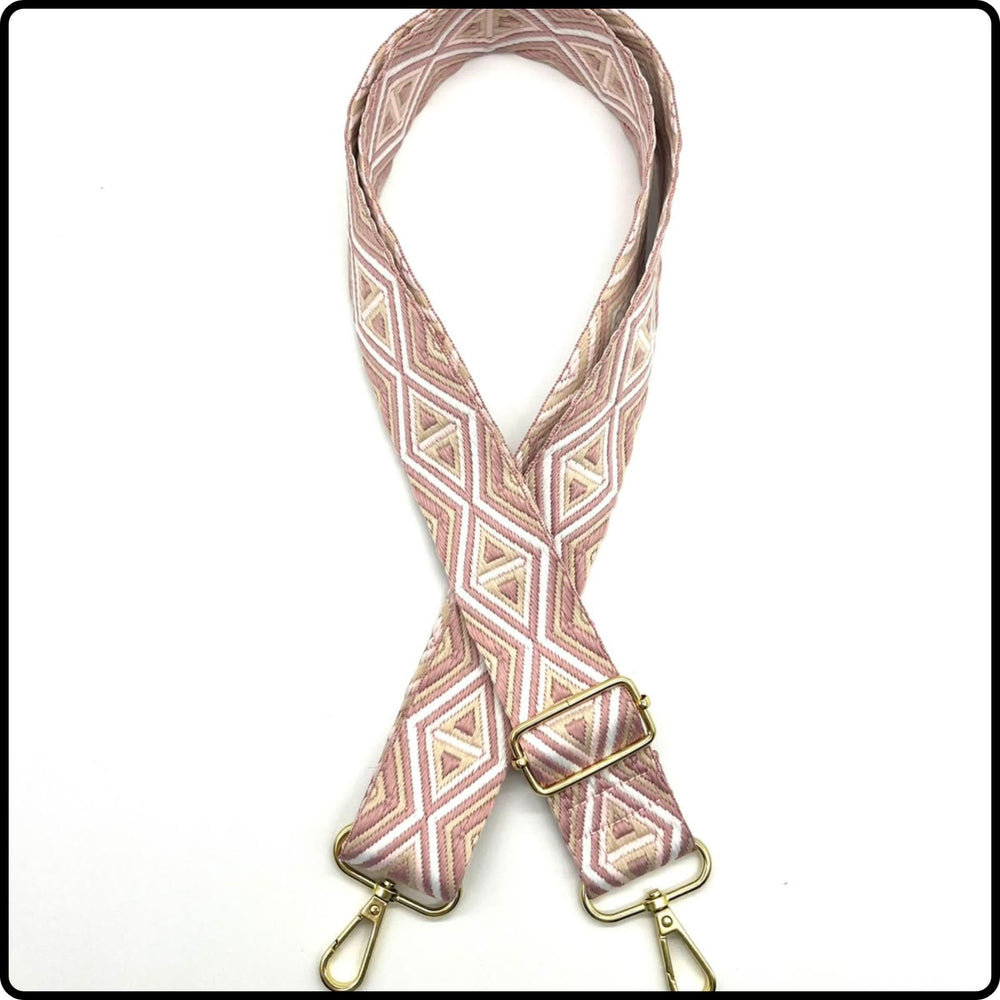 Handmade in Yorkshire Standard Length Gold Hardware Diamond Pink-HM106