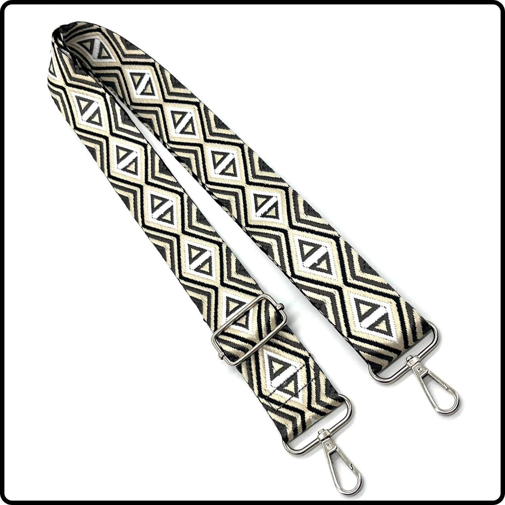 Handmade in Yorkshire Standard Length Silver Hardware Diamond Taupe-HM115