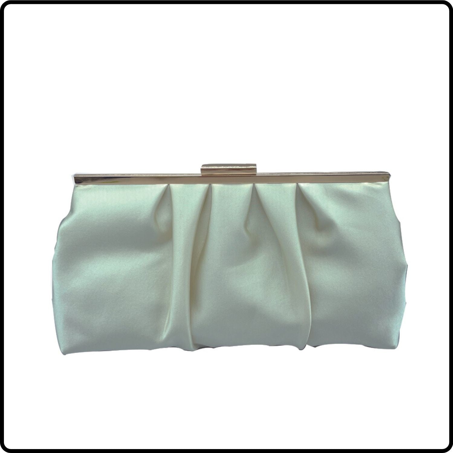 Mia Soft Touch Clutch Bag/Ivory-Mia-Ivory