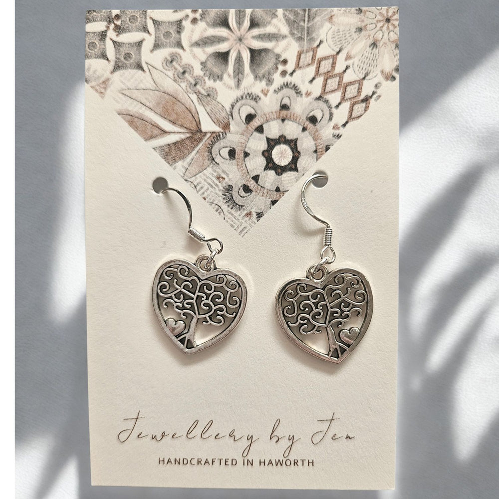 925 Silver Tree of Life Earrings-JEN02