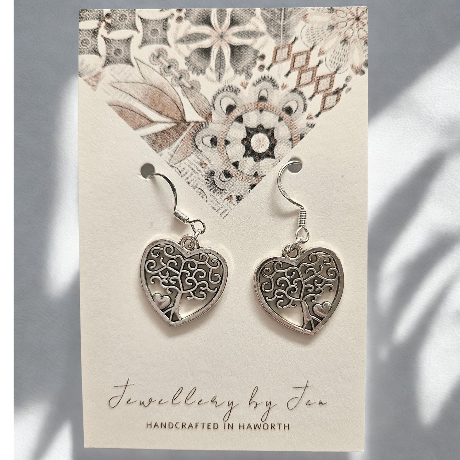 925 Silver Tree of Life Earrings-JEN02