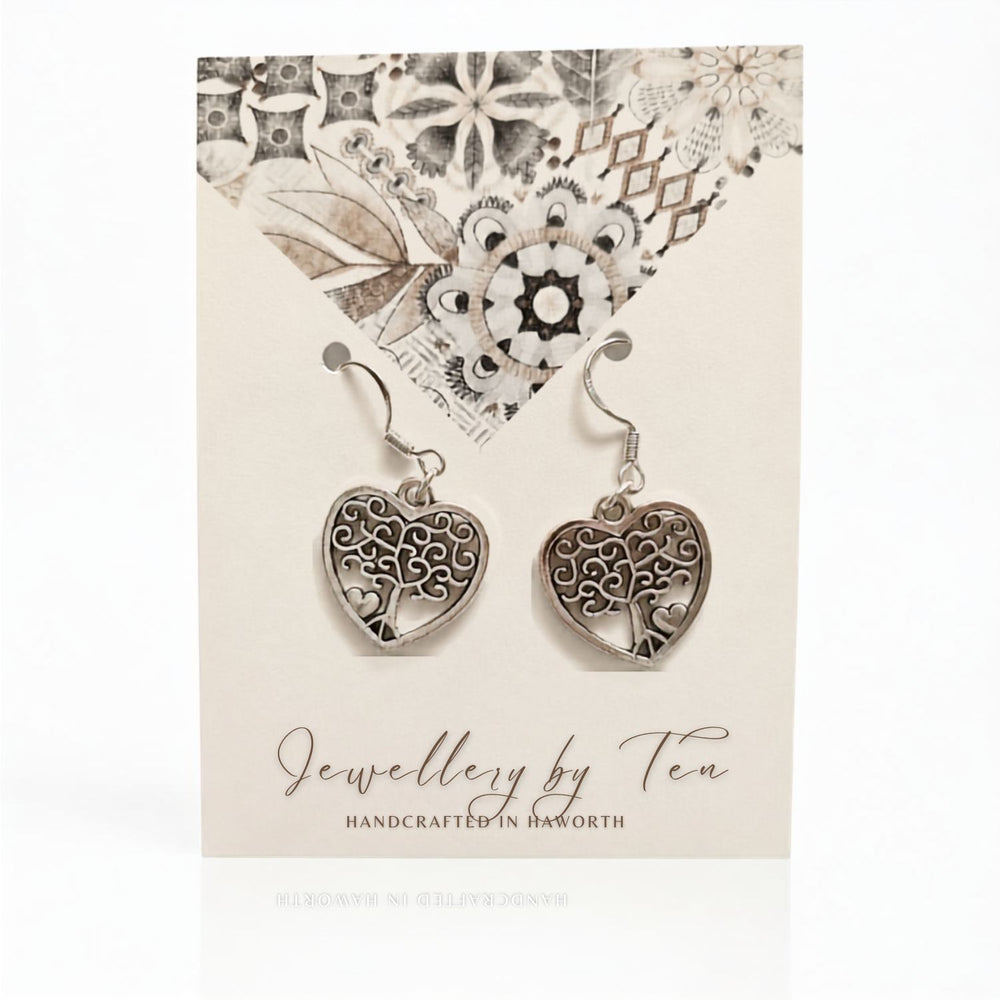 925 Silver Tree of Life Earrings-JEN02