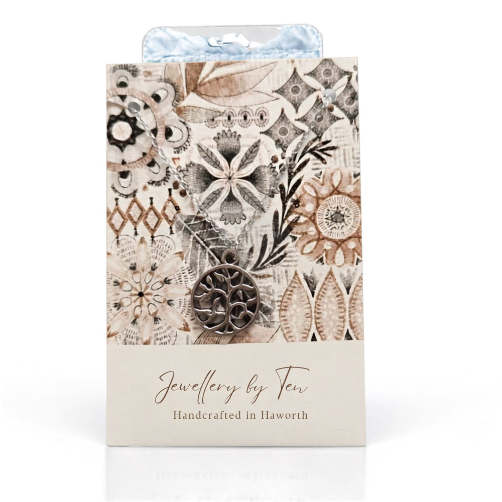 925 Silver Circle Tree Pendant -JEN14