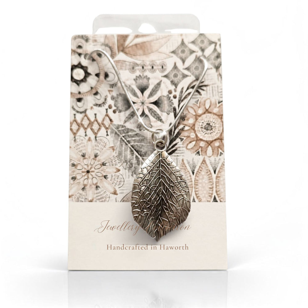 925 Silver Leaf Pendant -JEN21