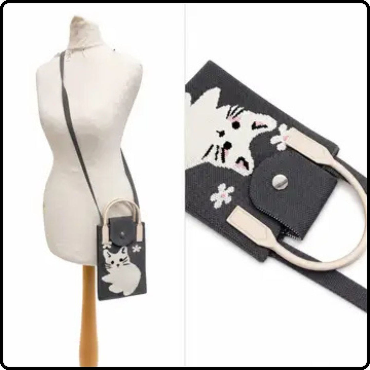 Knitted Phone Bag-Sweet Kitty-KSK