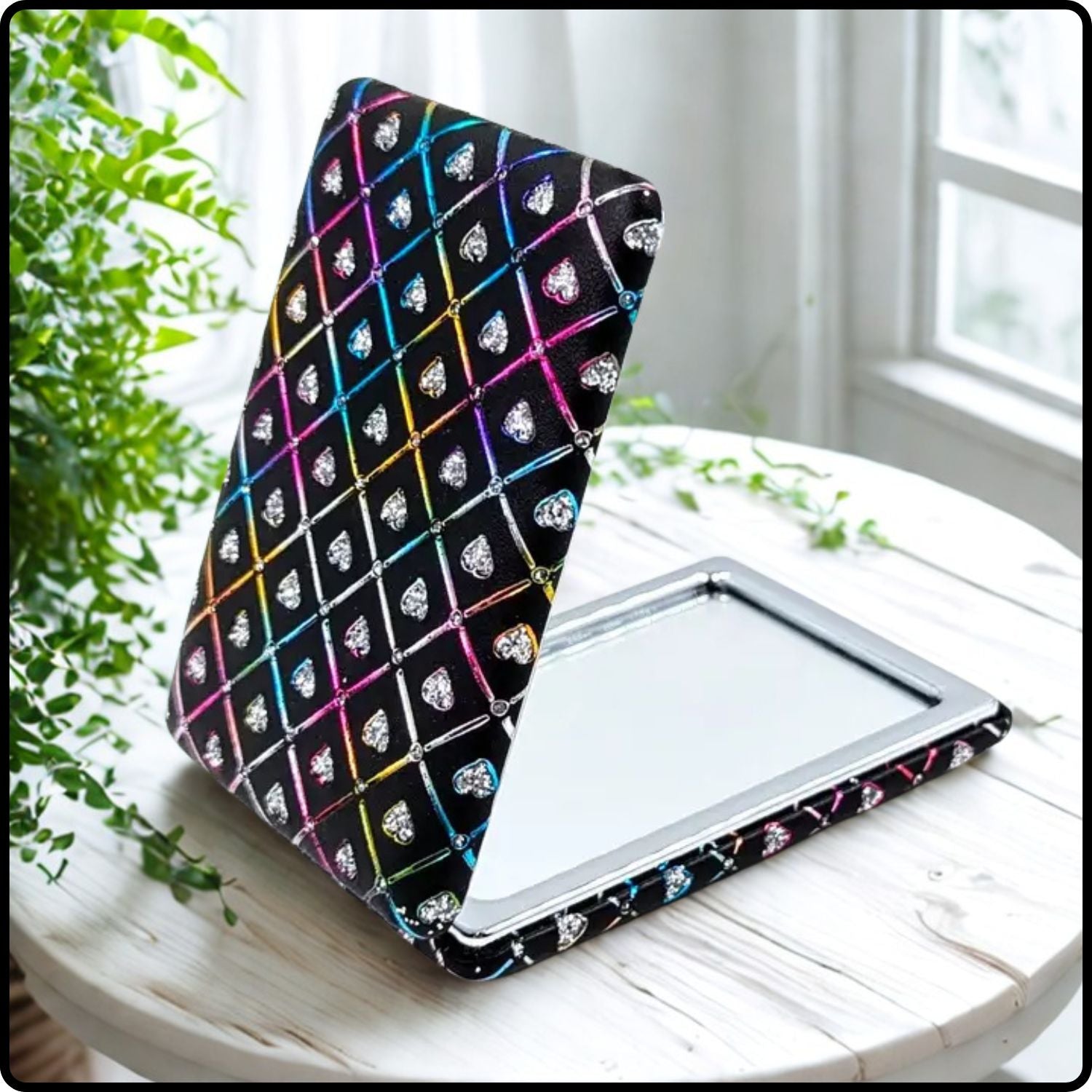 Crystal Hearts Mirror - MIR52