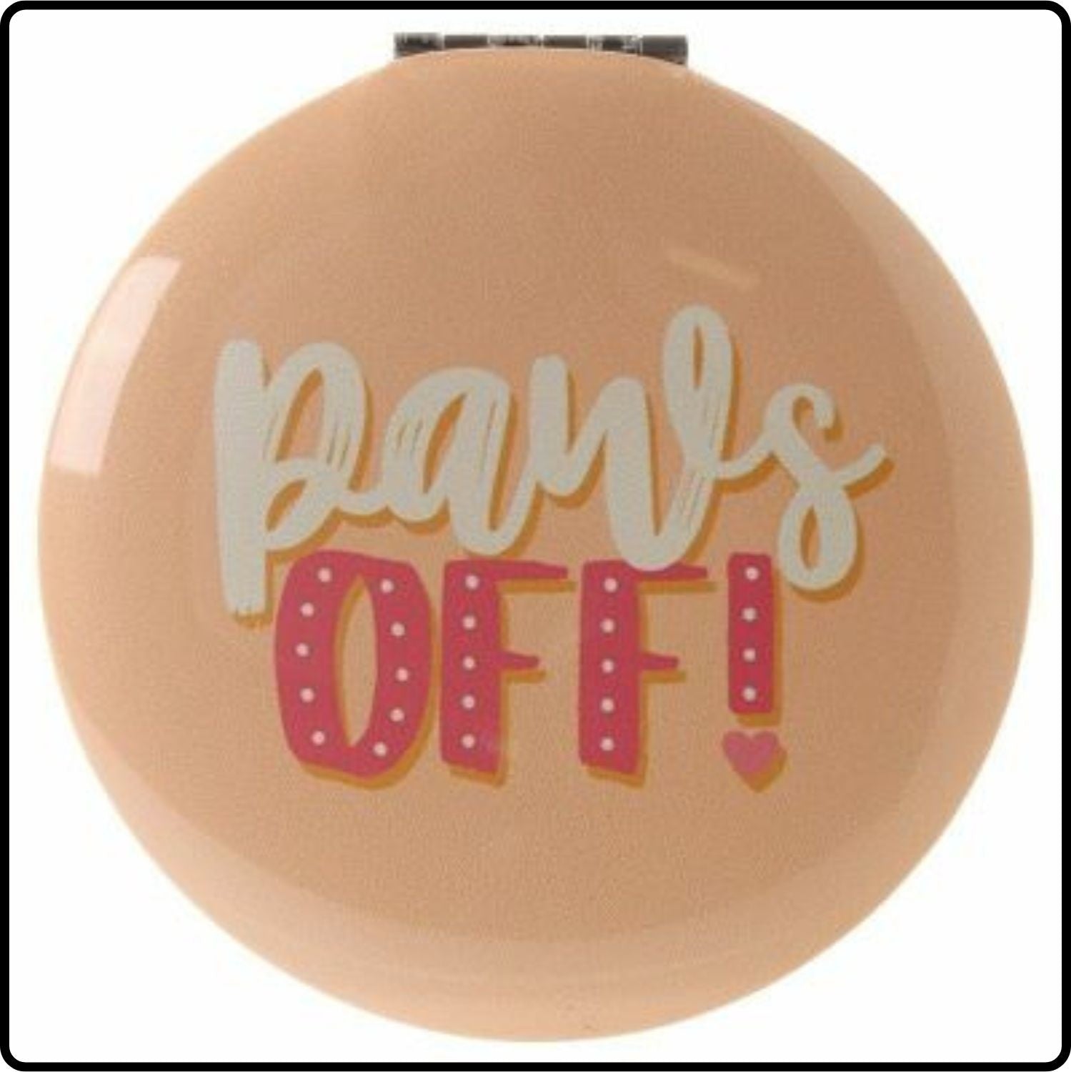 Feline Fine Cat Compact Mirror - MIRR32/PEACH