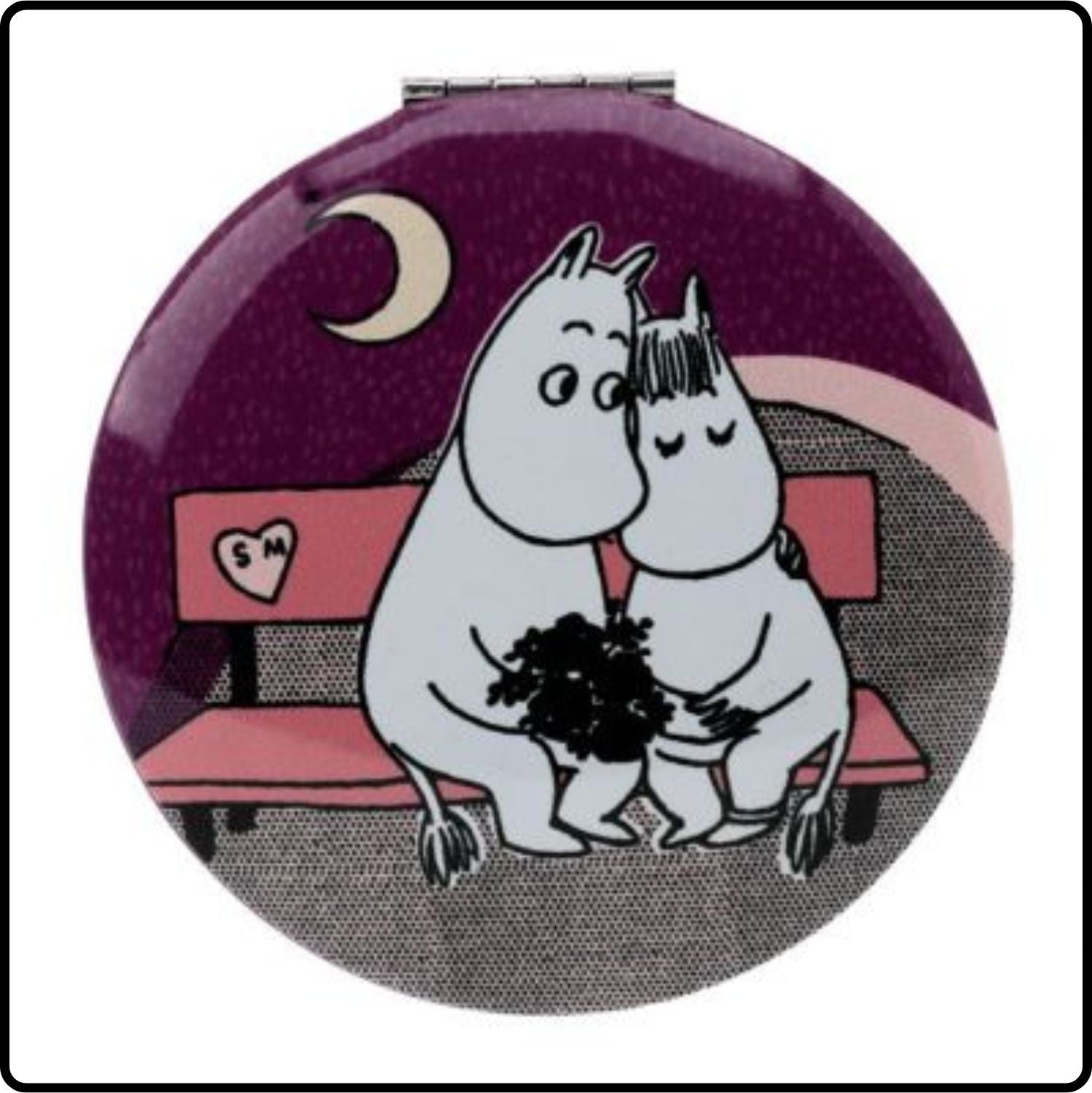 Moomin Compact Mirror - MIRR69/PURPLE