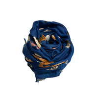 This Dog Print Scarf in Navy is the perfect way to show off your pup loving style. Crafted from soft and lightweight fabric, this scarf features a stylish dog print that will add a playful touch to any outfit. It's the perfect accessory for any dog lover!