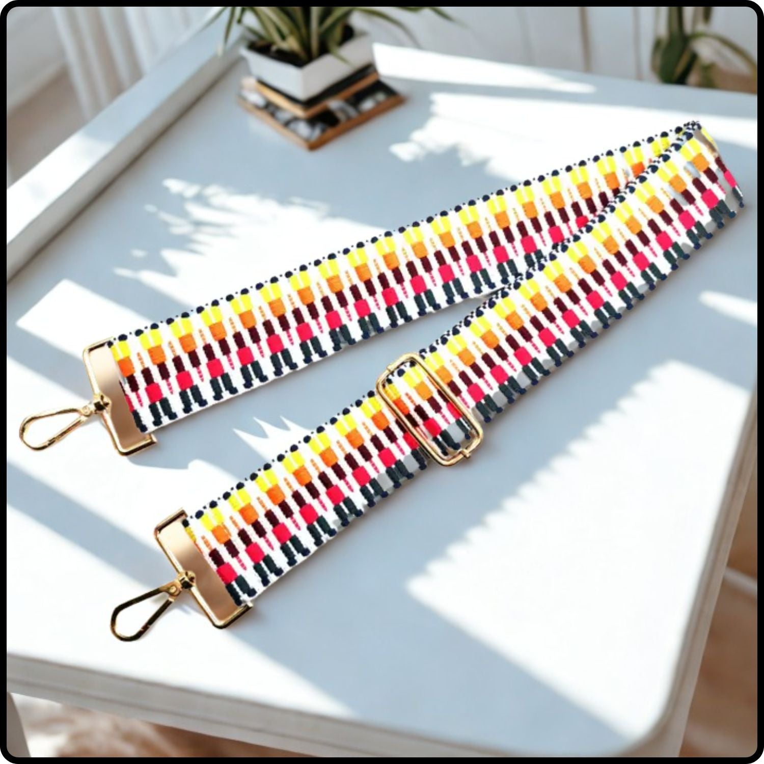 Canvas Bag Strap Multi Colour Teal 5CM-SBS-TEAL