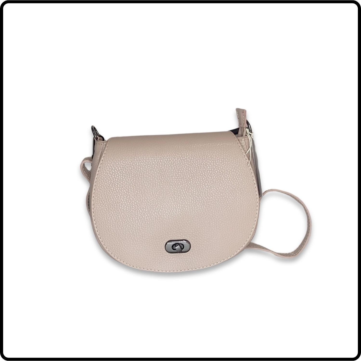 Soft Leather Shoulder Bag - PS249-SMOKE ROSE