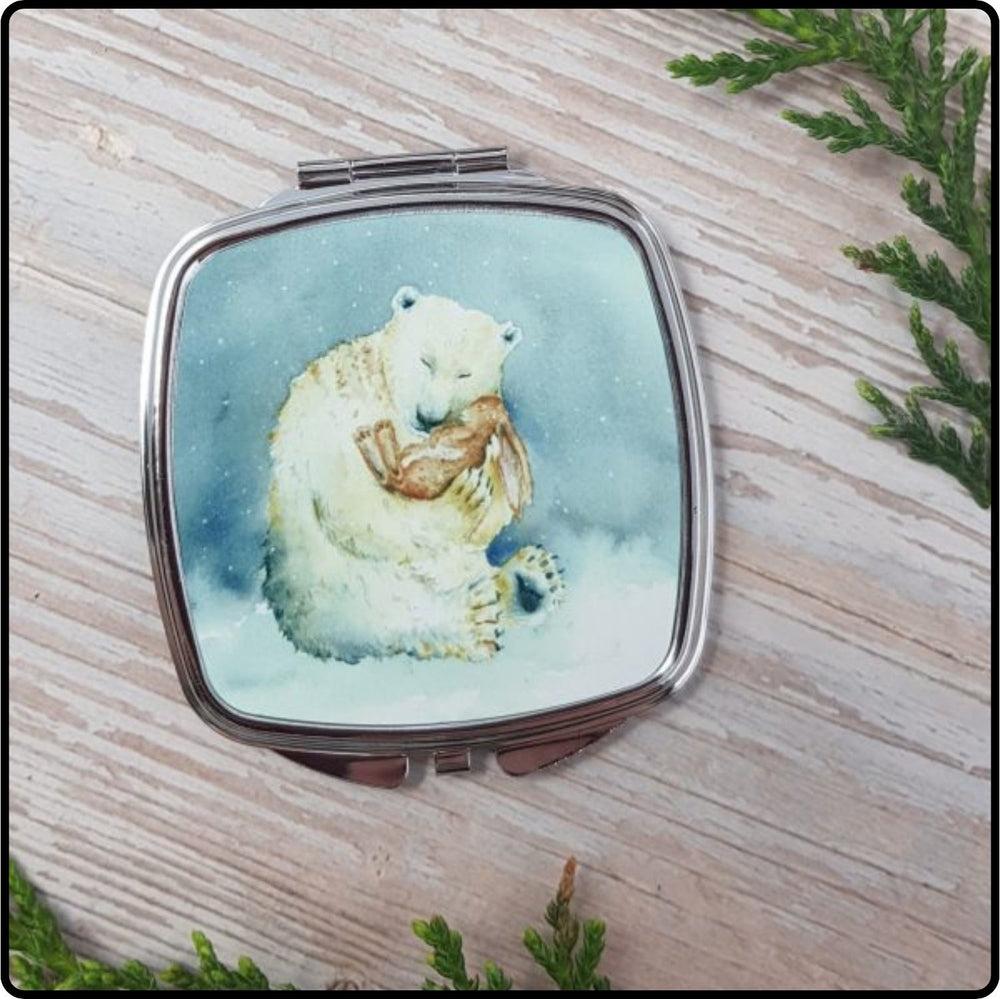 Snow Bear Compact Mirror-GC68