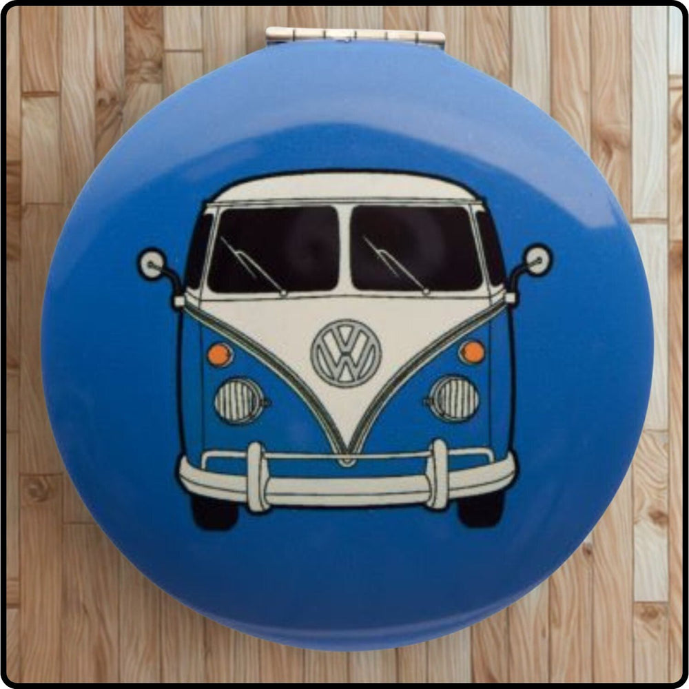 Volkswagen VW T1 Camper Bus Compact Mirror - MIRR50/BLUE