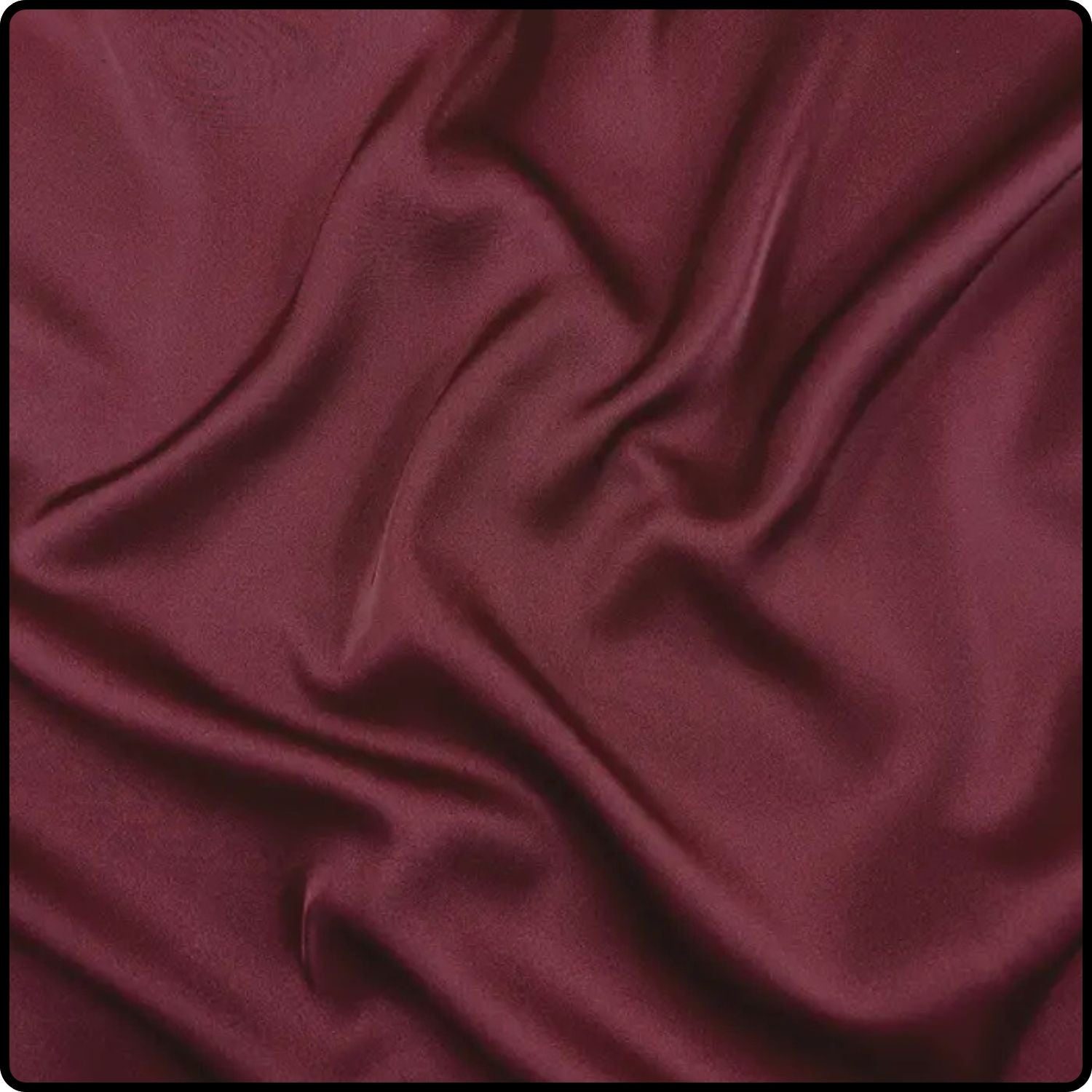 Satin Silky Scarf in Burgundy-SA/Burgundy