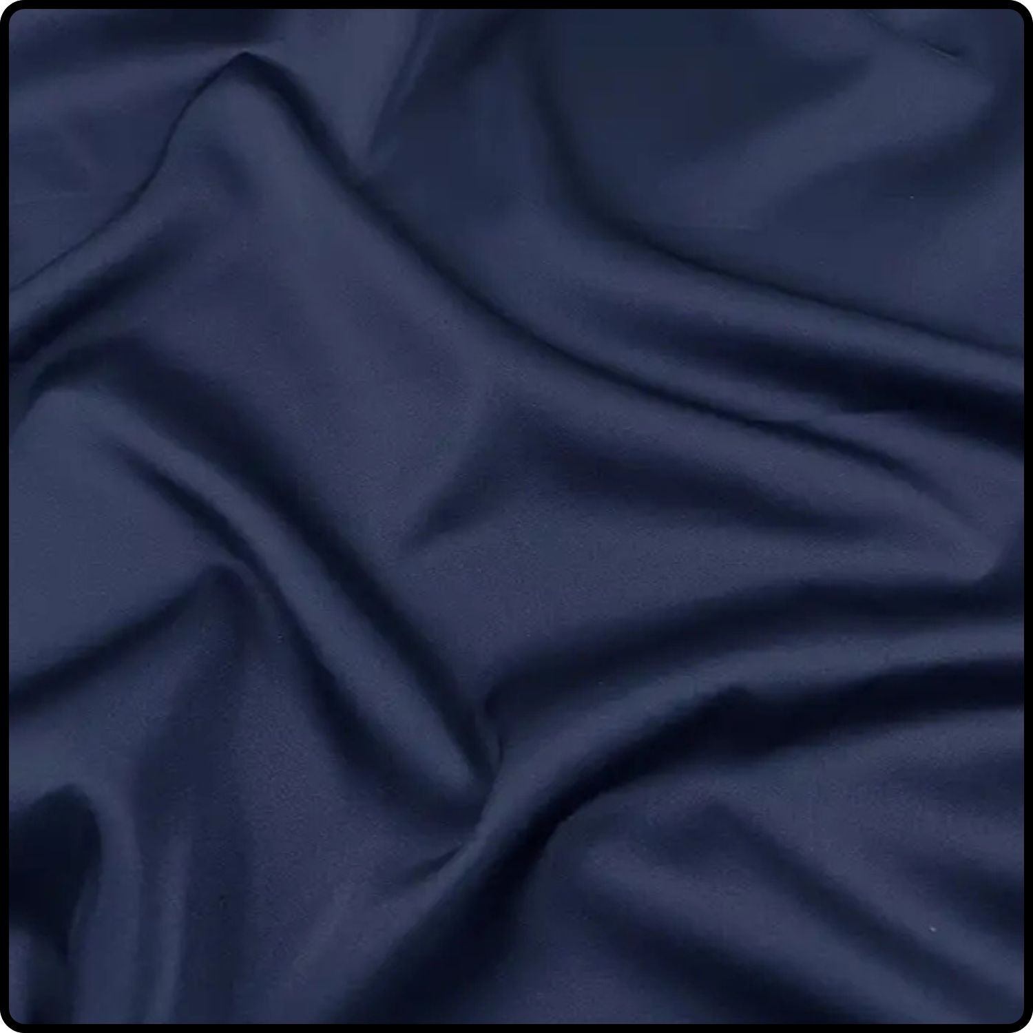 Satin Silky Scarf in Navy-SA/Navy