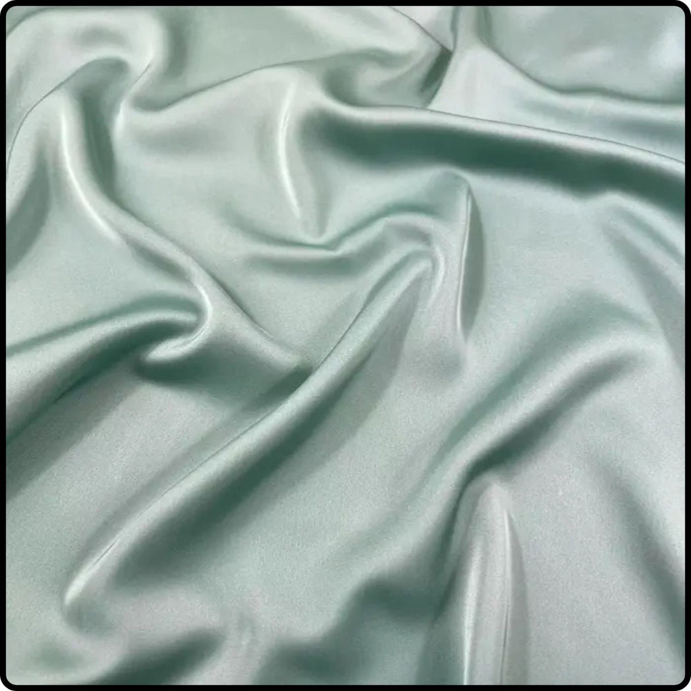 Satin Silky Scarf in Sage-SA/Sage