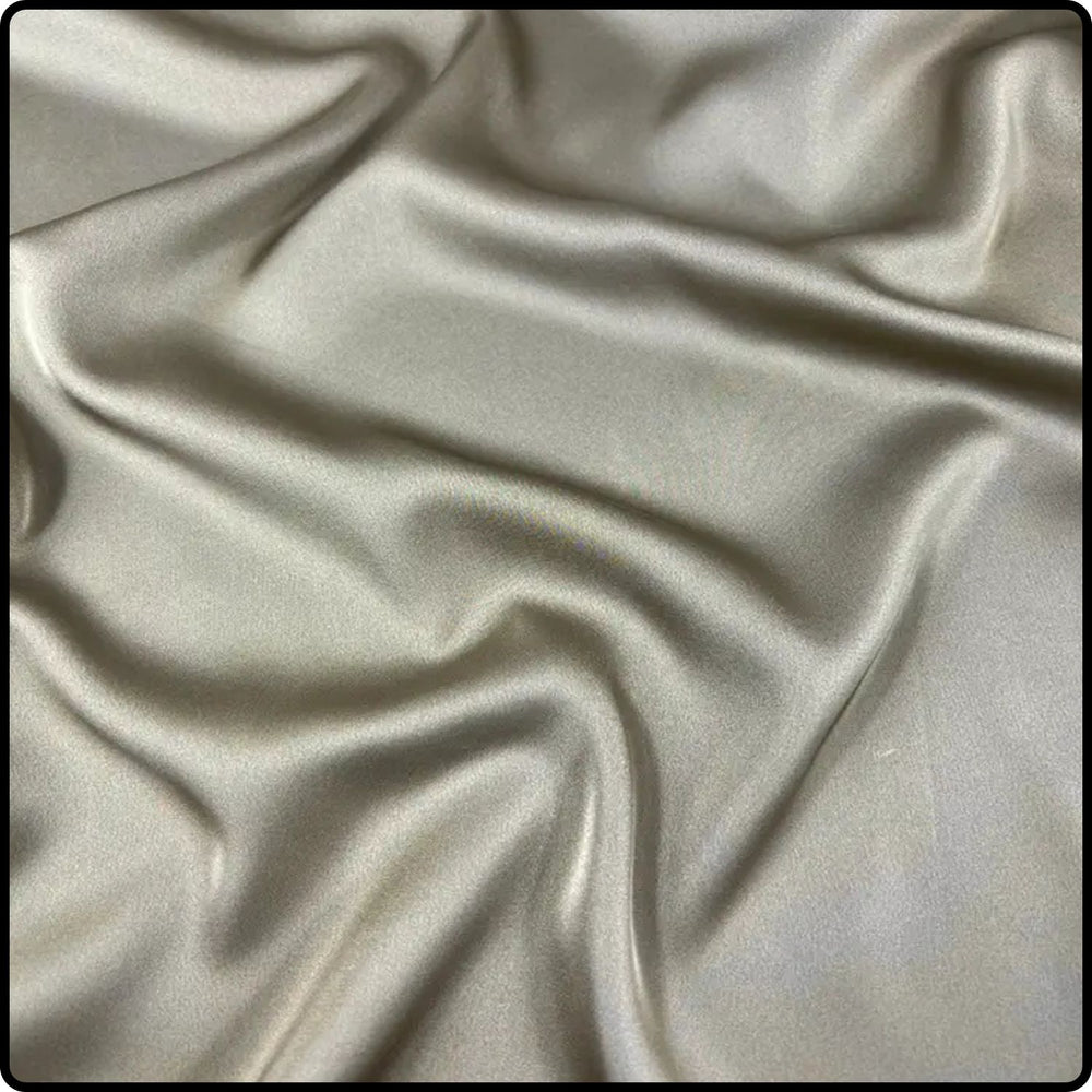 Satin Silky Scarf in Taupe-SA/Taupe