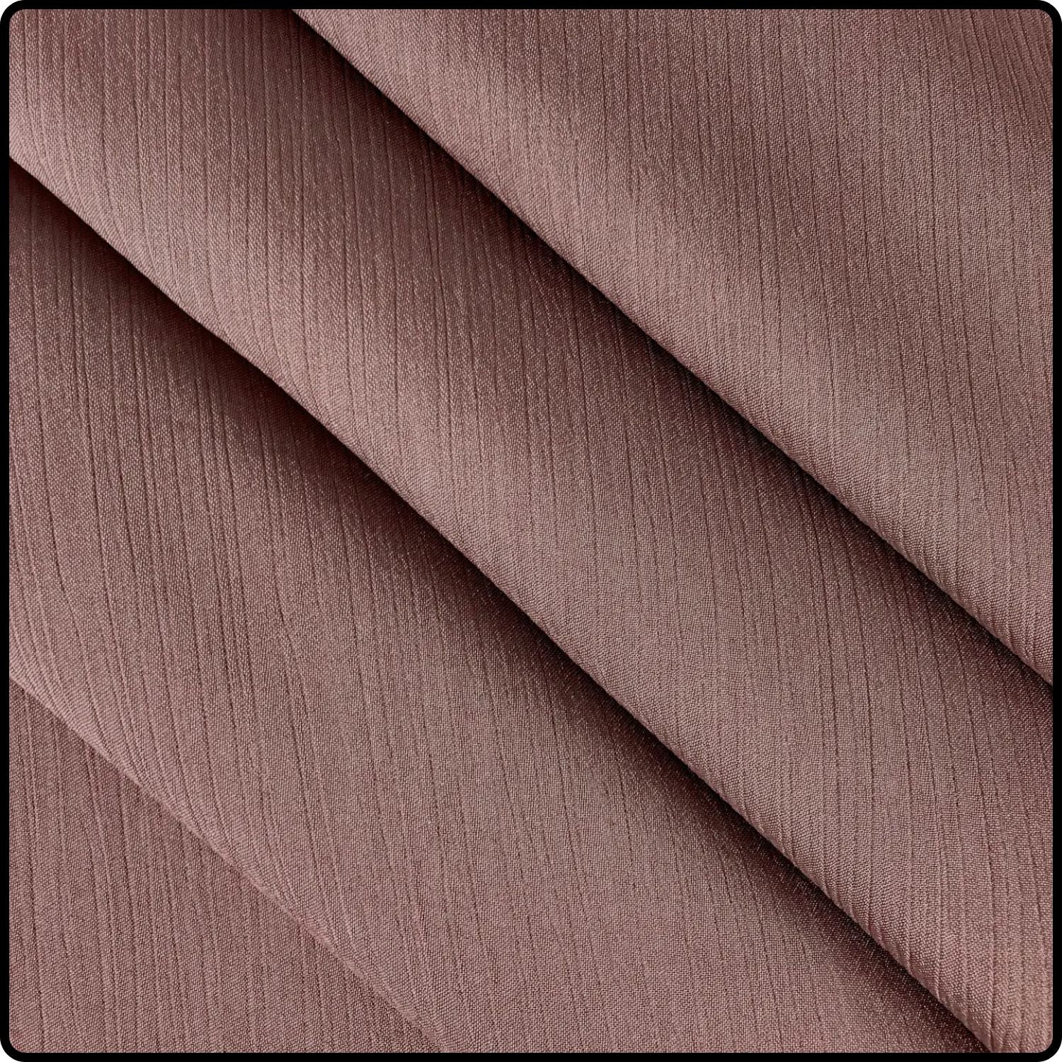 Ribbed Satin Scarf in Ash Rose-RS/Ash Rose