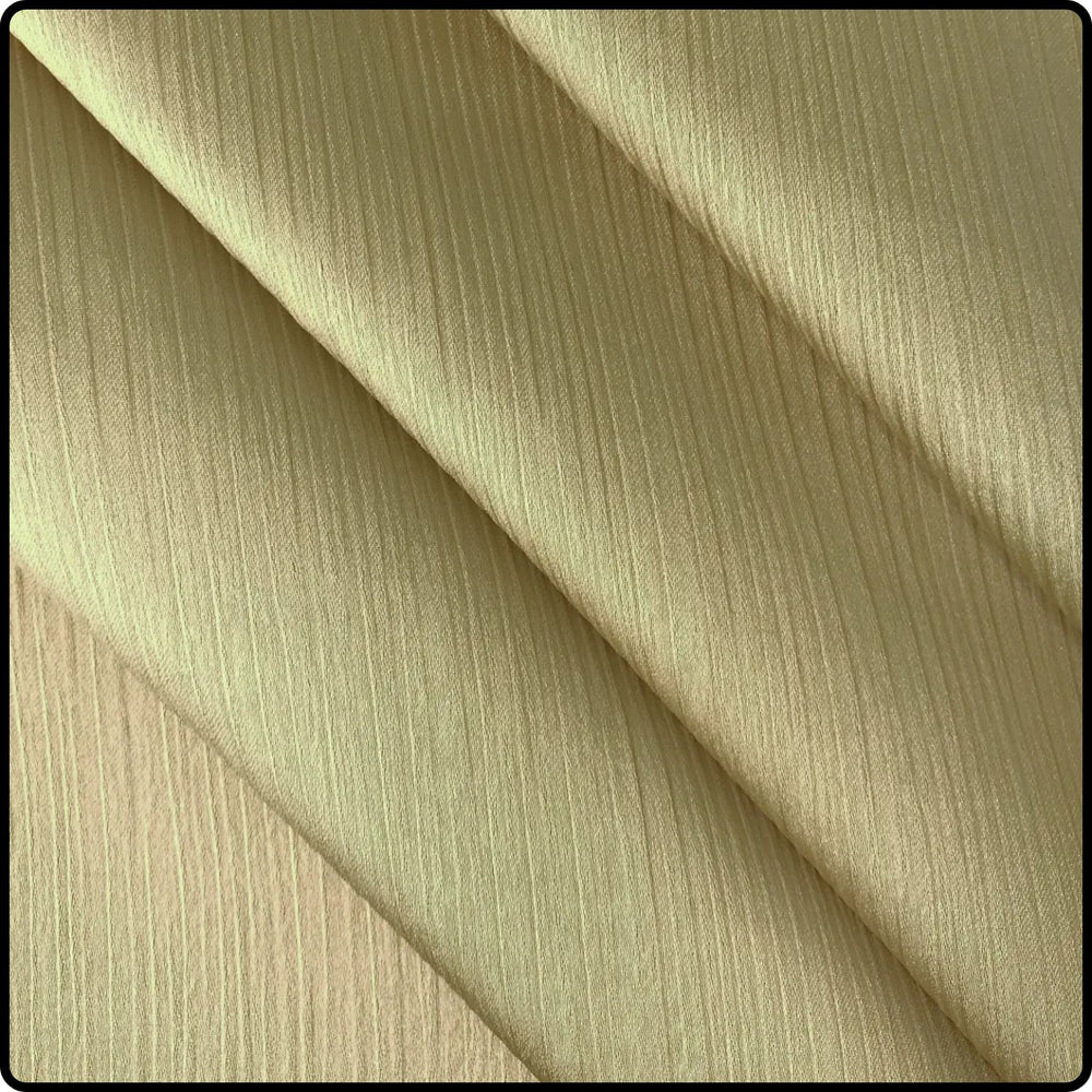 Ribbed Satin Scarf in Gold-RS/Gold