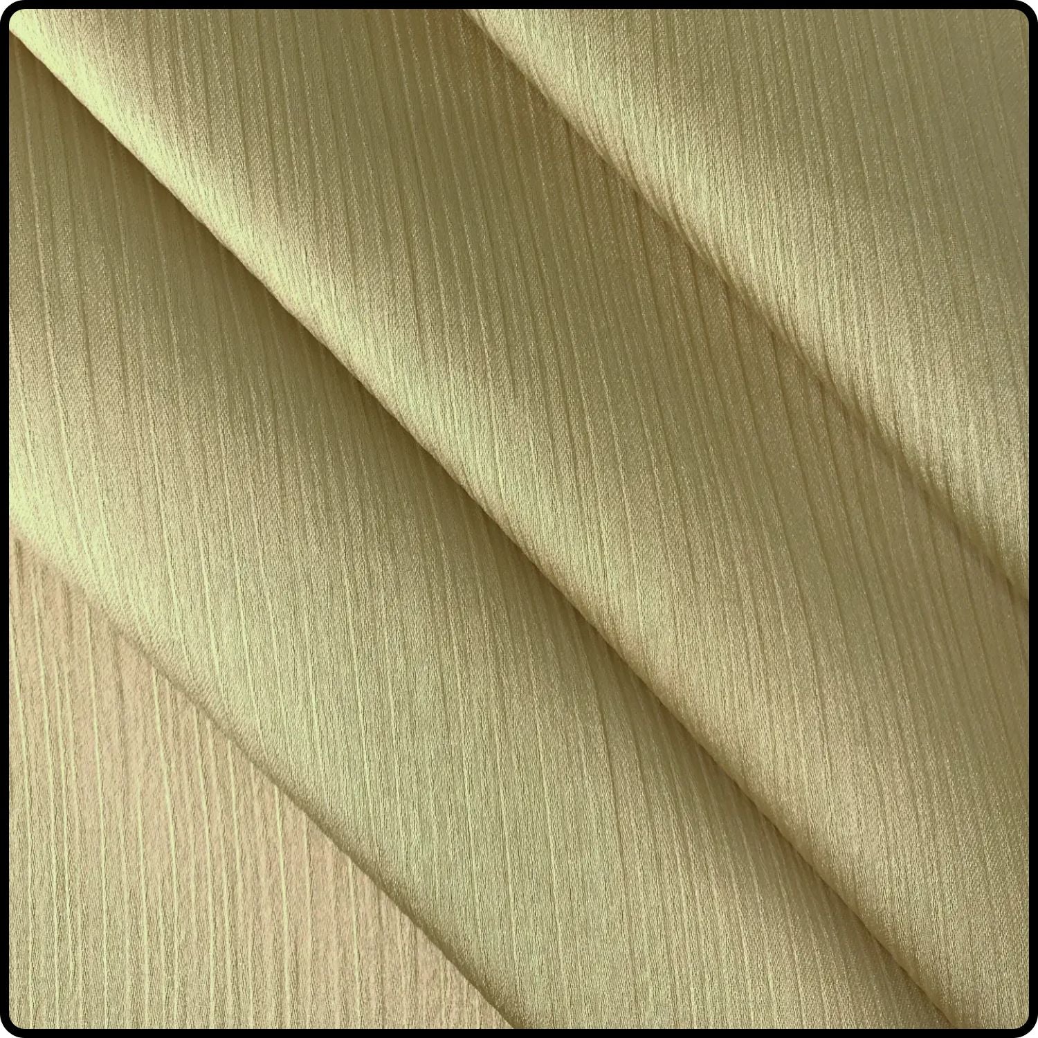 Ribbed Satin Scarf in Gold-RS/Gold