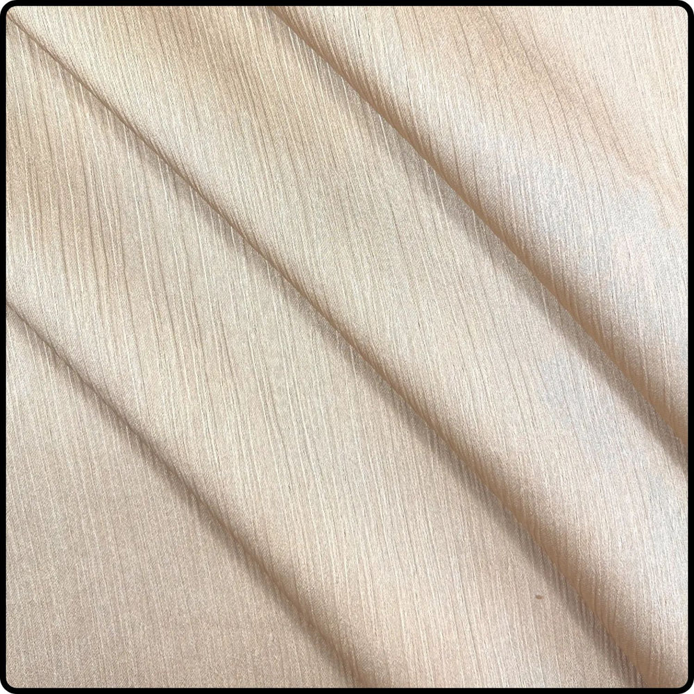 Ribbed Satin Scarf in Nude-RS/Nude
