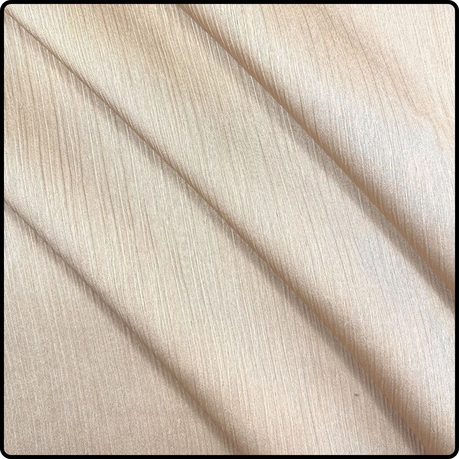 Ribbed Satin Scarf in Nude-RS/Nude