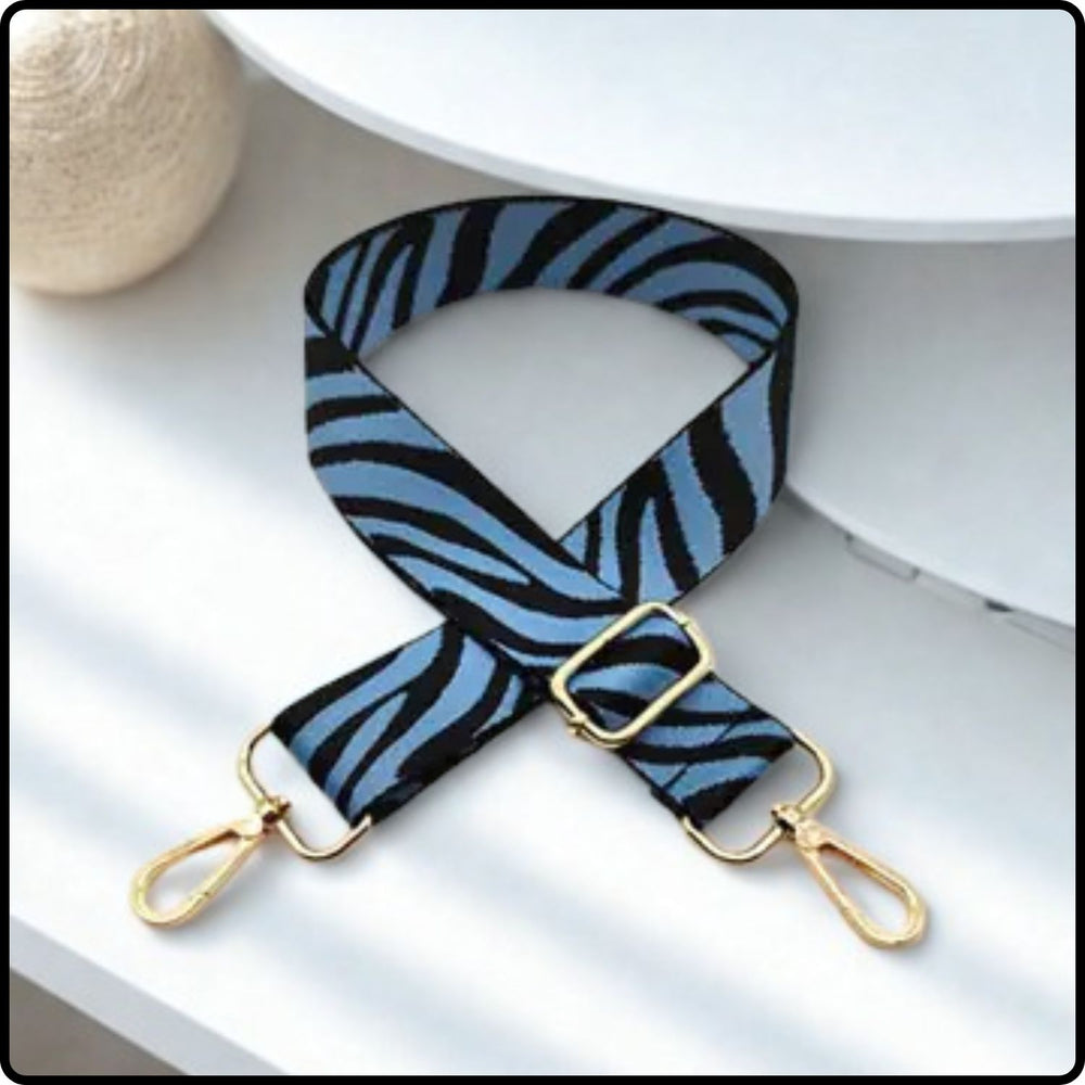 Canvas Bag Strap ZEBRA 3.8CM - GBS-DENIM