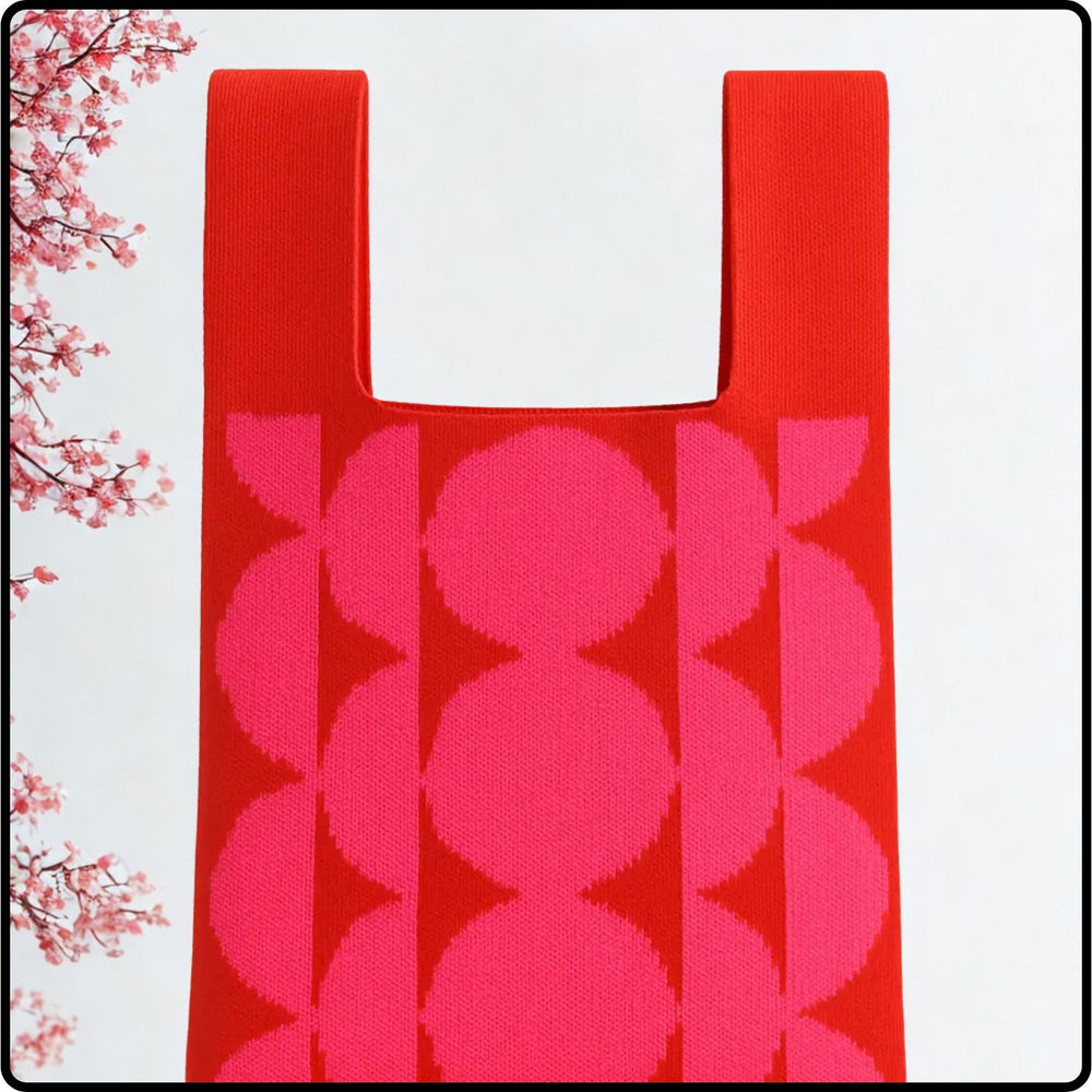 Knitted Bag-Pink Rhythm-PTM