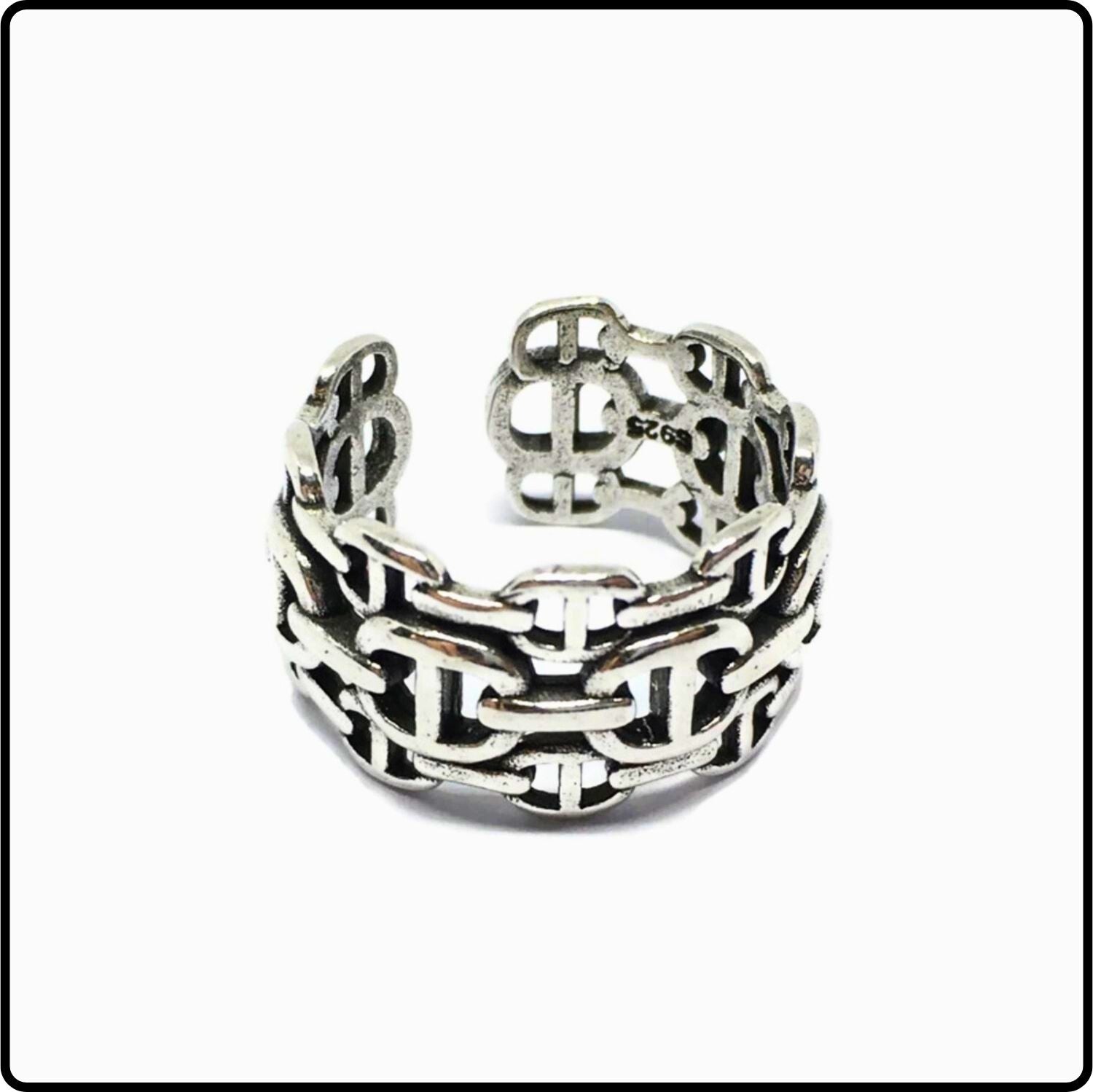 Celtic Pattern Silver Plate Ring- CPSP